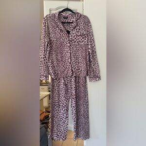 kate spade Pink Leopard Print Pajama Set